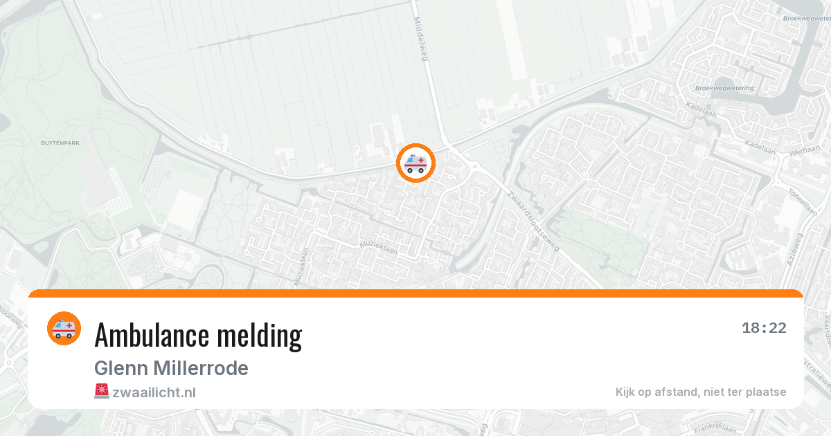 Ambulance melding — 10 feb 2026