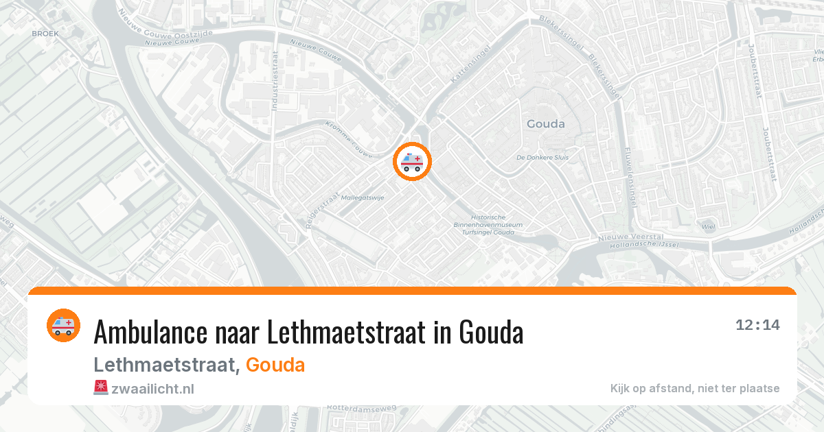 Ambulance naar Lethmaetstraat in Gouda — 5 mei 2026