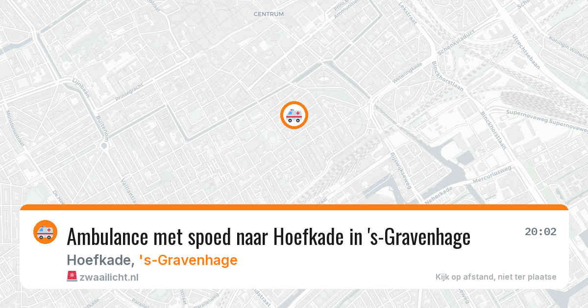 Ambulance met spoed naar Hoefkade in 's-Gravenhage — 12 feb 2026