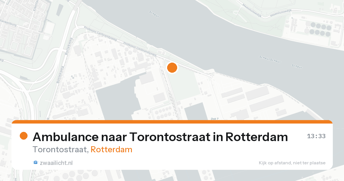 Ambulance naar Torontostraat in Rotterdam — 19 aug 2026