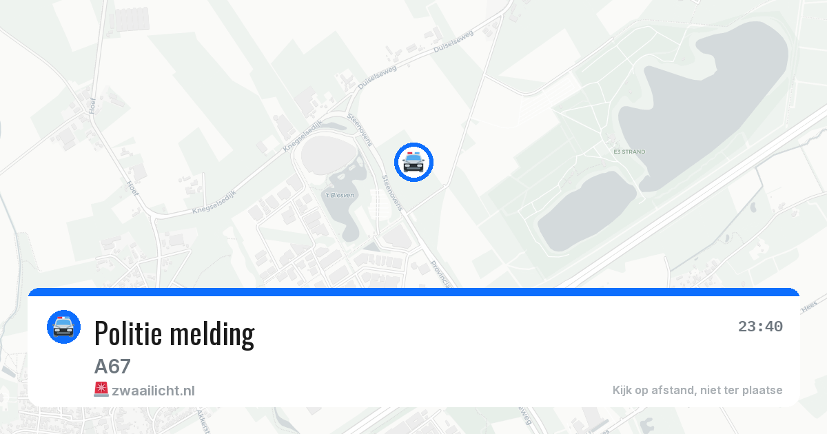 Politie melding — 19 jun 2026