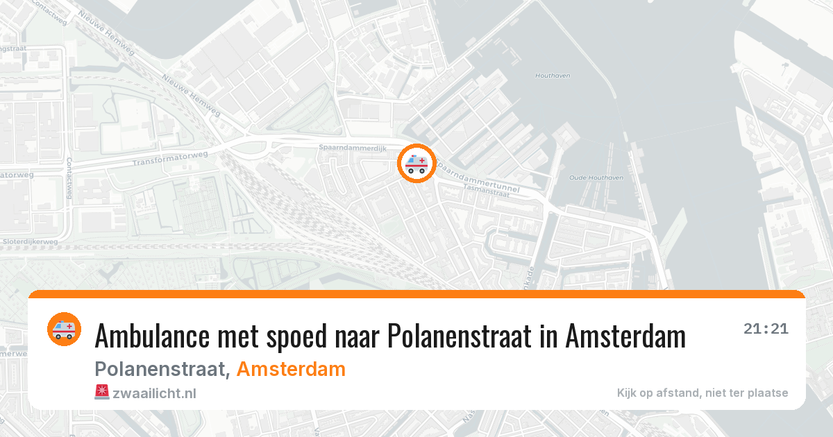 Ambulance met spoed naar Polanenstraat in Amsterdam — 18 jun 2026