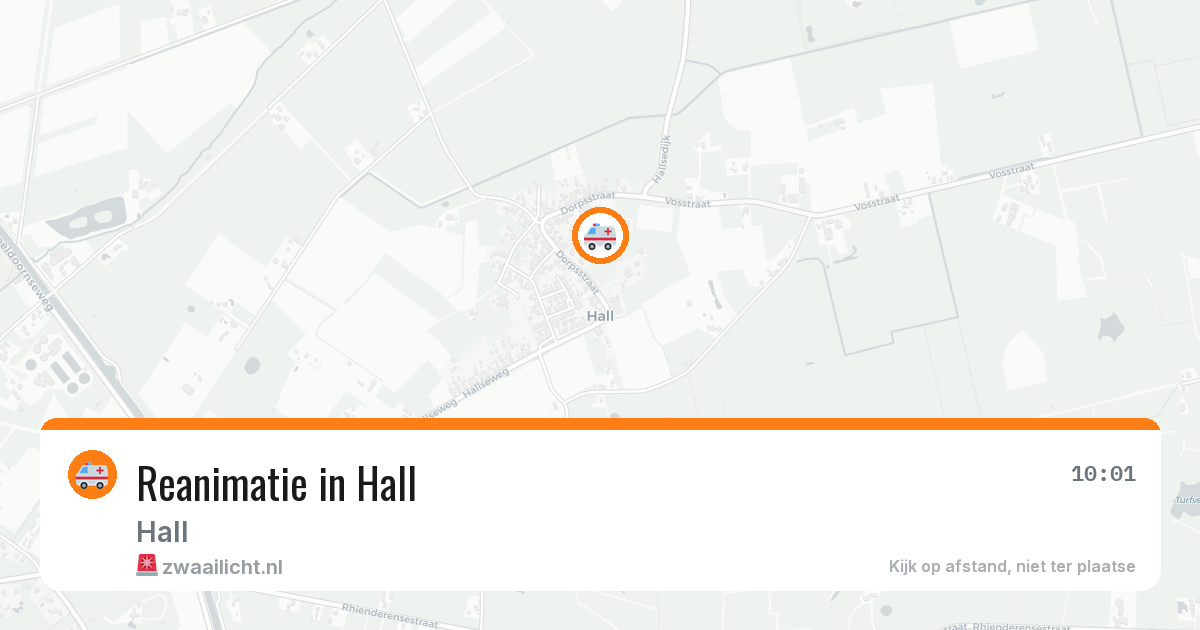 Reanimatie in Hall — 20 jun 2026