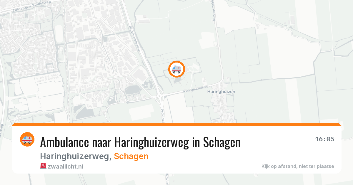Ambulance naar Haringhuizerweg in Schagen — 12 aug 2026