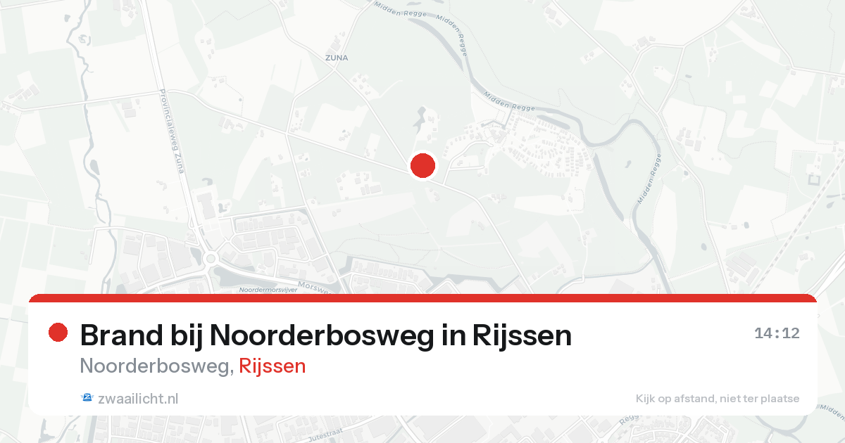 Brand bij Noorderbosweg in Rijssen — 17 aug 2026