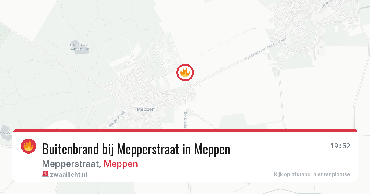 Buitenbrand bij Mepperstraat in Meppen — 1 mei 2026