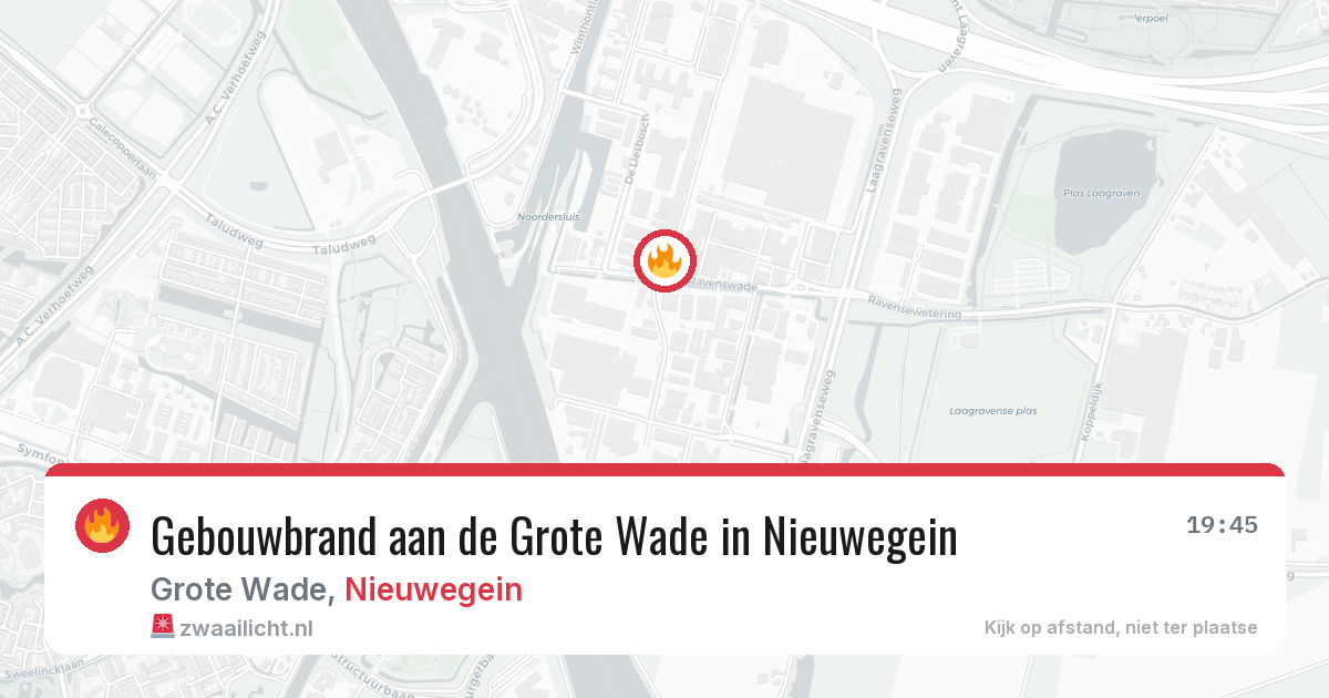 Gebouwbrand aan de Grote Wade in Nieuwegein — 30 apr 2026