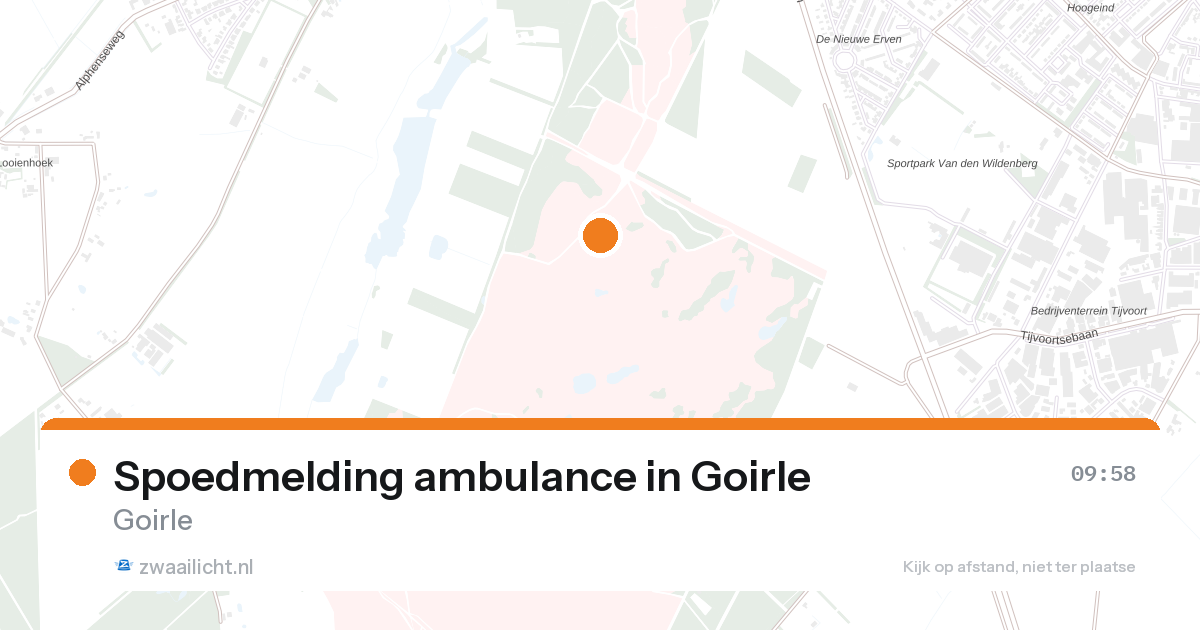 Spoedmelding ambulance in Goirle — 28 aug 2026