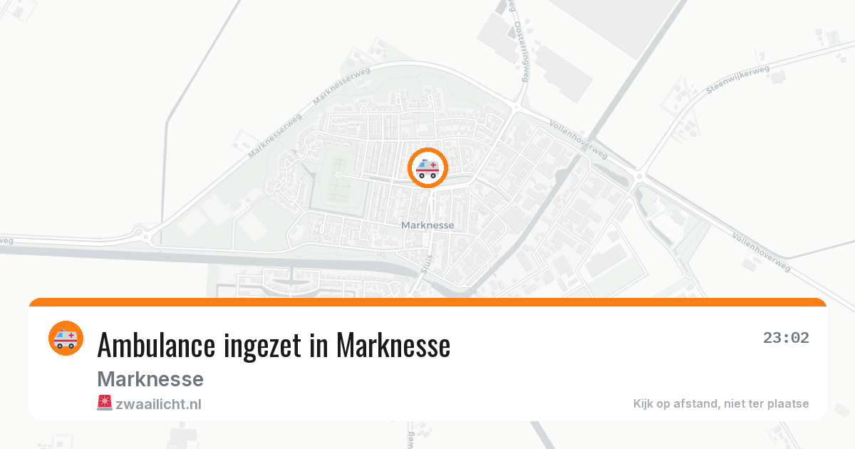 Ambulance ingezet in Marknesse — 29 jan 2026