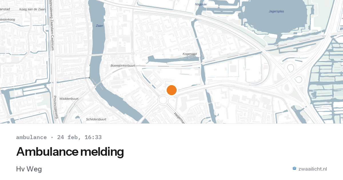 Ambulance melding — 24 feb 2026