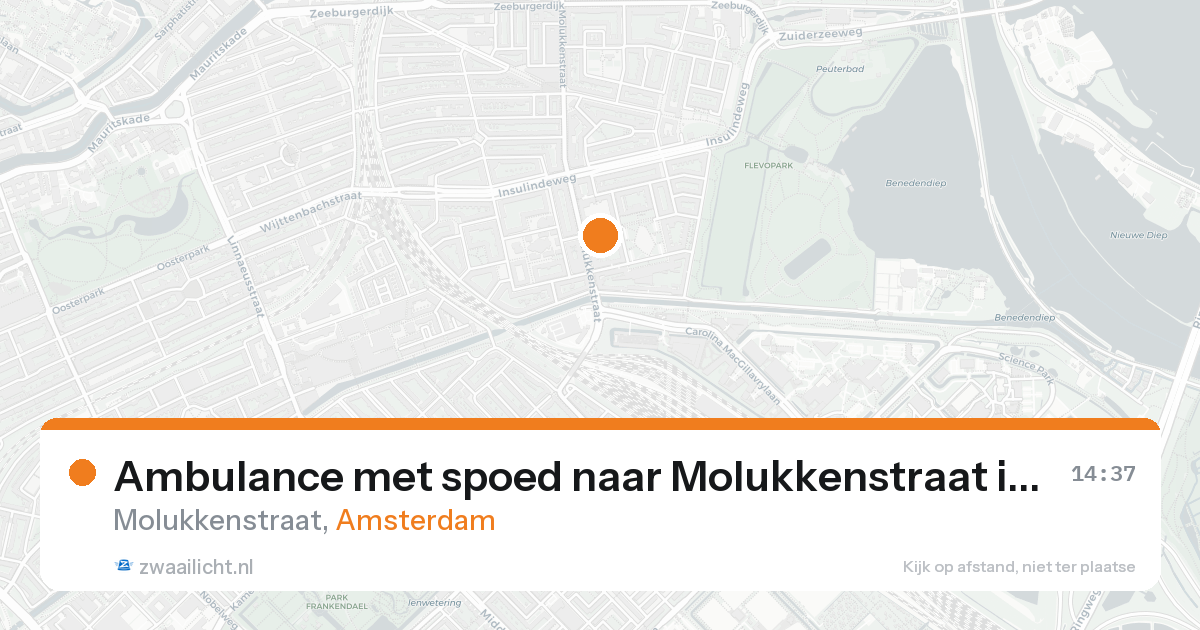 Ambulance met spoed naar Molukkenstraat in Amsterdam — 7 feb 2026