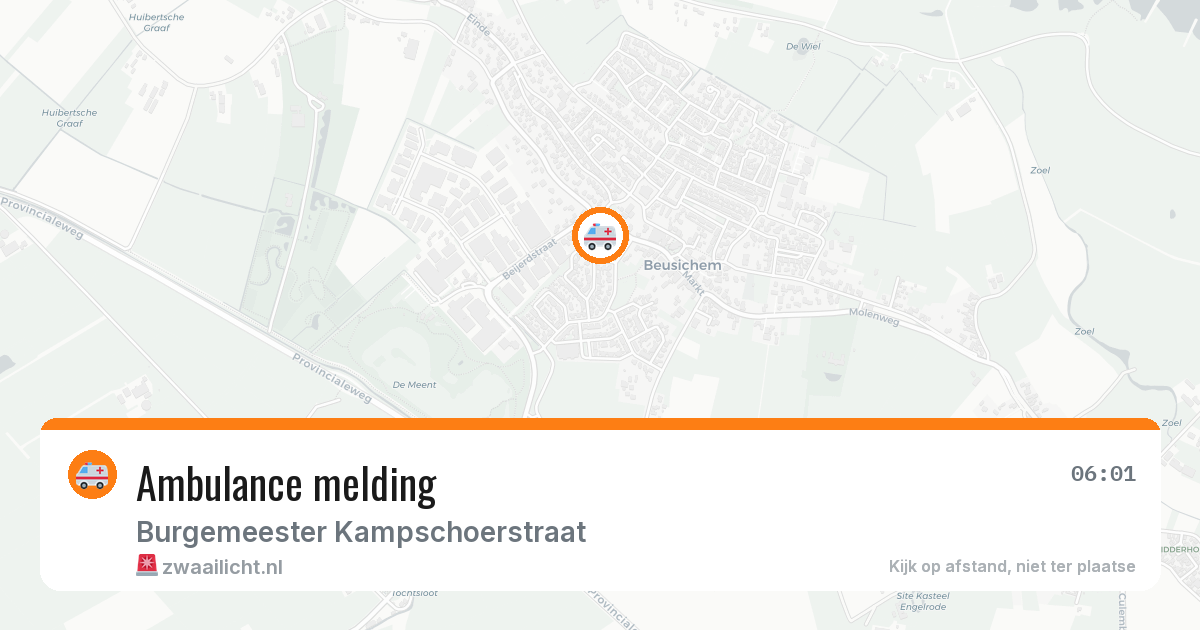 Ambulance melding — 22 jan 2026