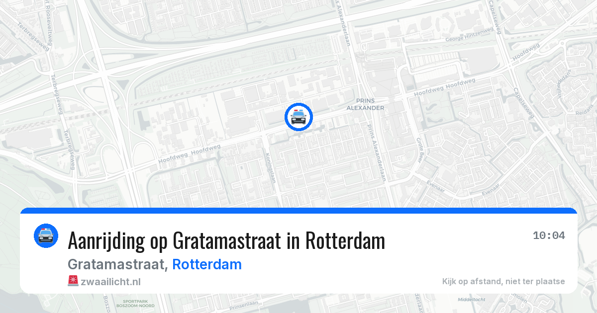 Aanrijding op Gratamastraat in Rotterdam — 8 apr 2026