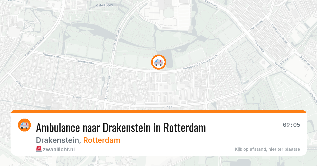 Ambulance naar Drakenstein in Rotterdam — 17 jun 2026