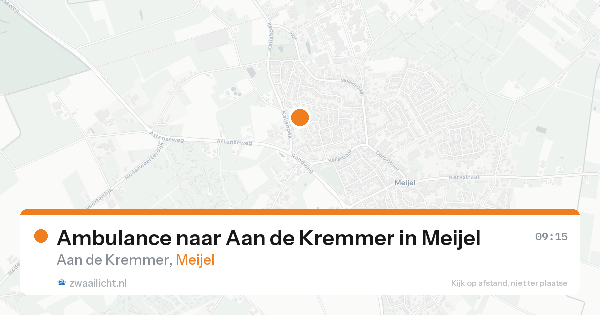Ambulance naar Aan de Kremmer in Meijel — 12 aug 2026
