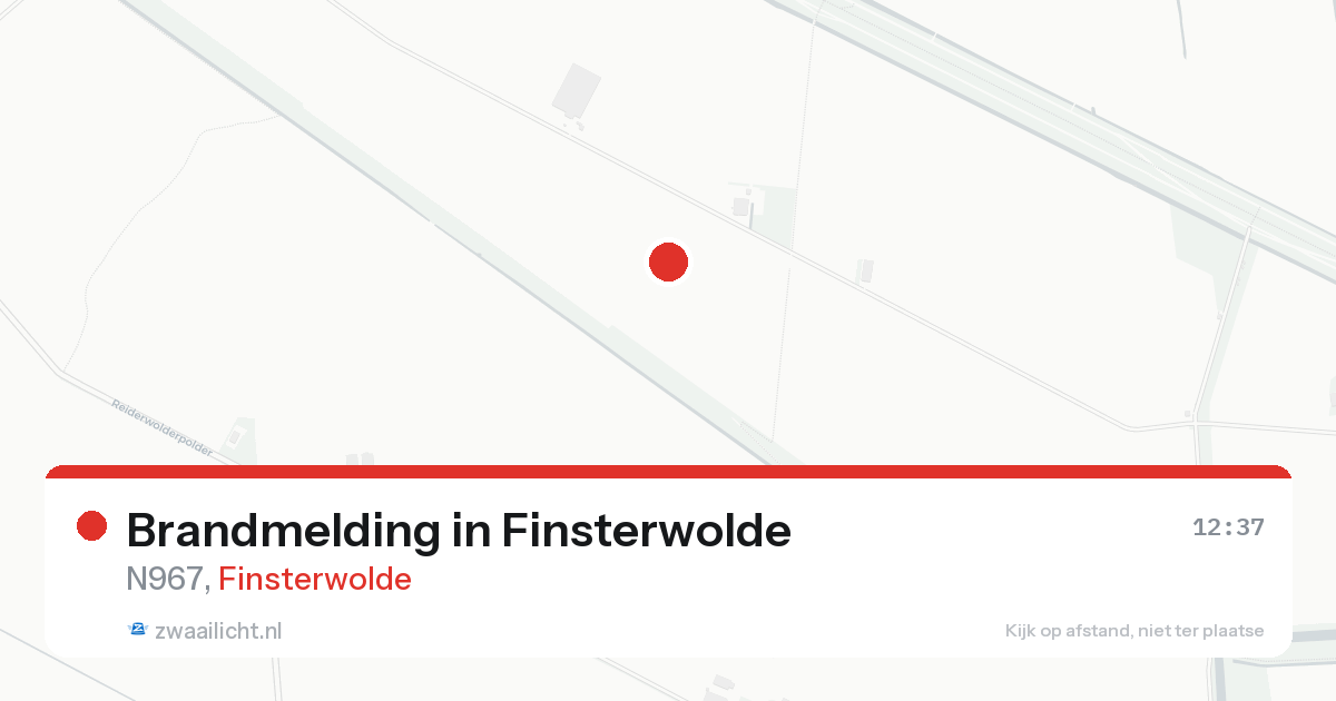Brandmelding in Finsterwolde — 25 aug 2026