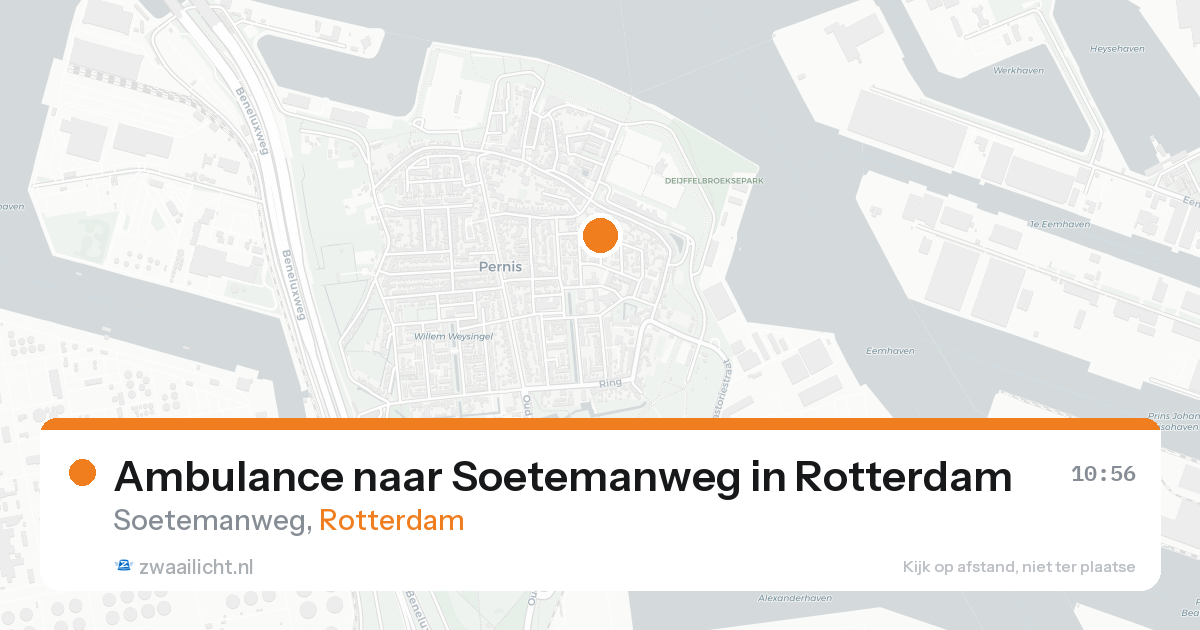 Ambulance naar Soetemanweg in Rotterdam — 31 jan 2026