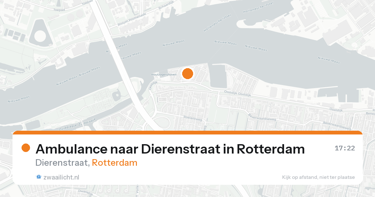 Ambulance naar Dierenstraat in Rotterdam — 27 mei 2026