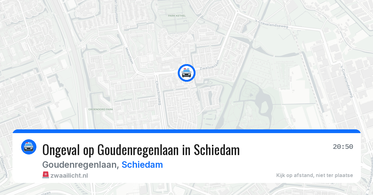 Ongeval op Goudenregenlaan in Schiedam — 17 jun 2026