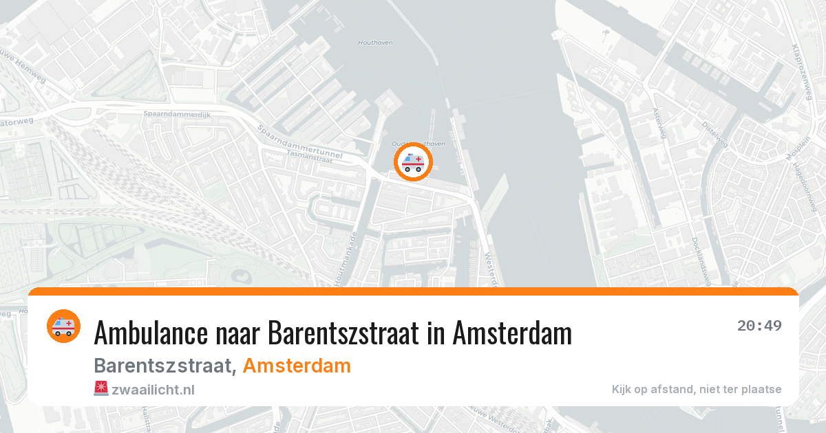 Ambulance naar Barentszstraat in Amsterdam — 30 jun 2026