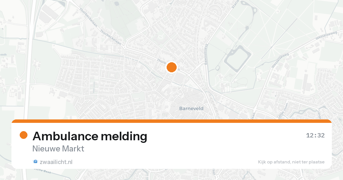 Ambulance melding — 31 jan 2026