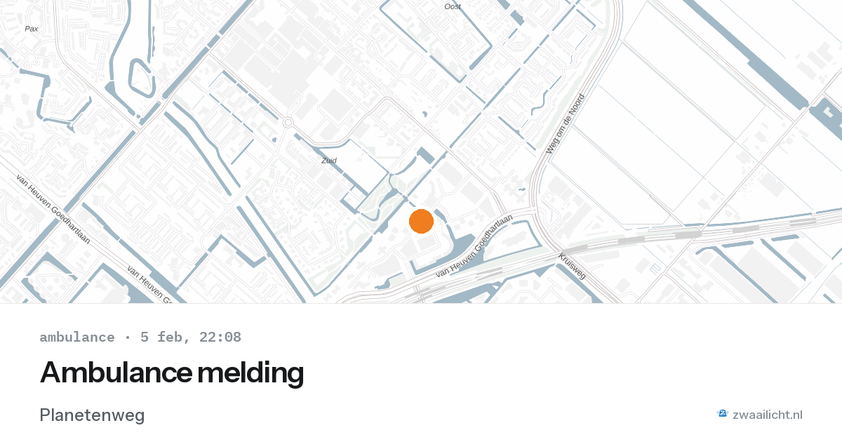 Ambulance melding — 5 feb 2026