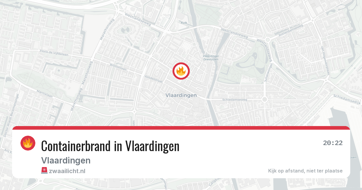 Containerbrand in Vlaardingen — 7 apr 2026
