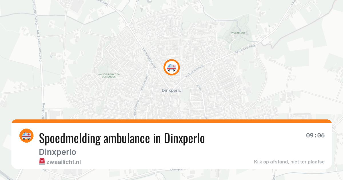 Spoedmelding ambulance in Dinxperlo — 16 mrt 2026