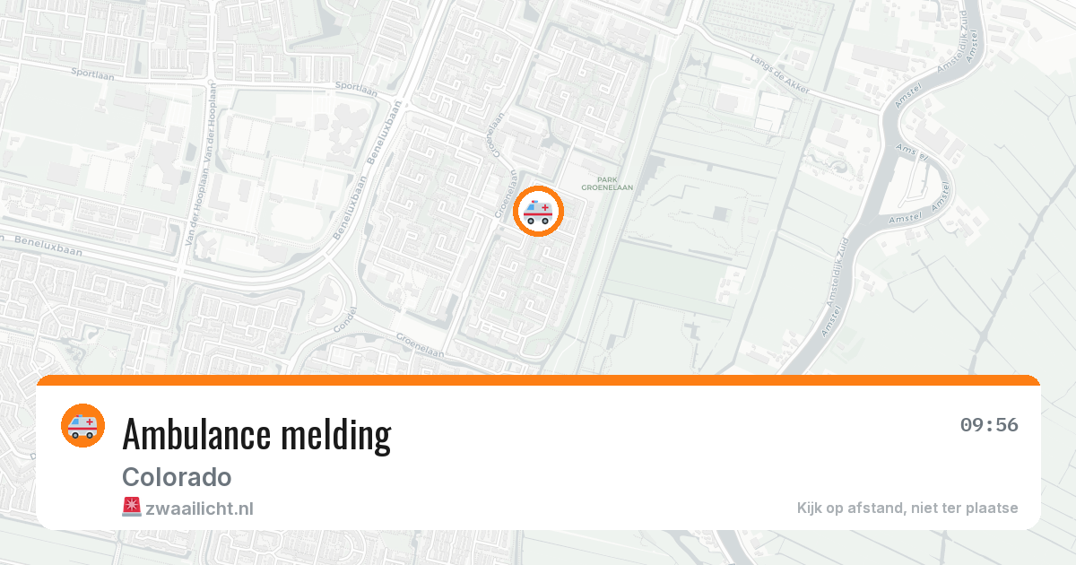 Ambulance melding — 28 mei 2026