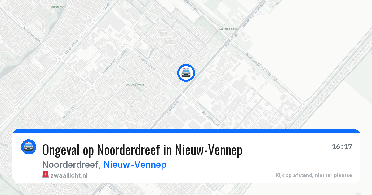 Ongeval op Noorderdreef in Nieuw-Vennep — 6 apr 2026