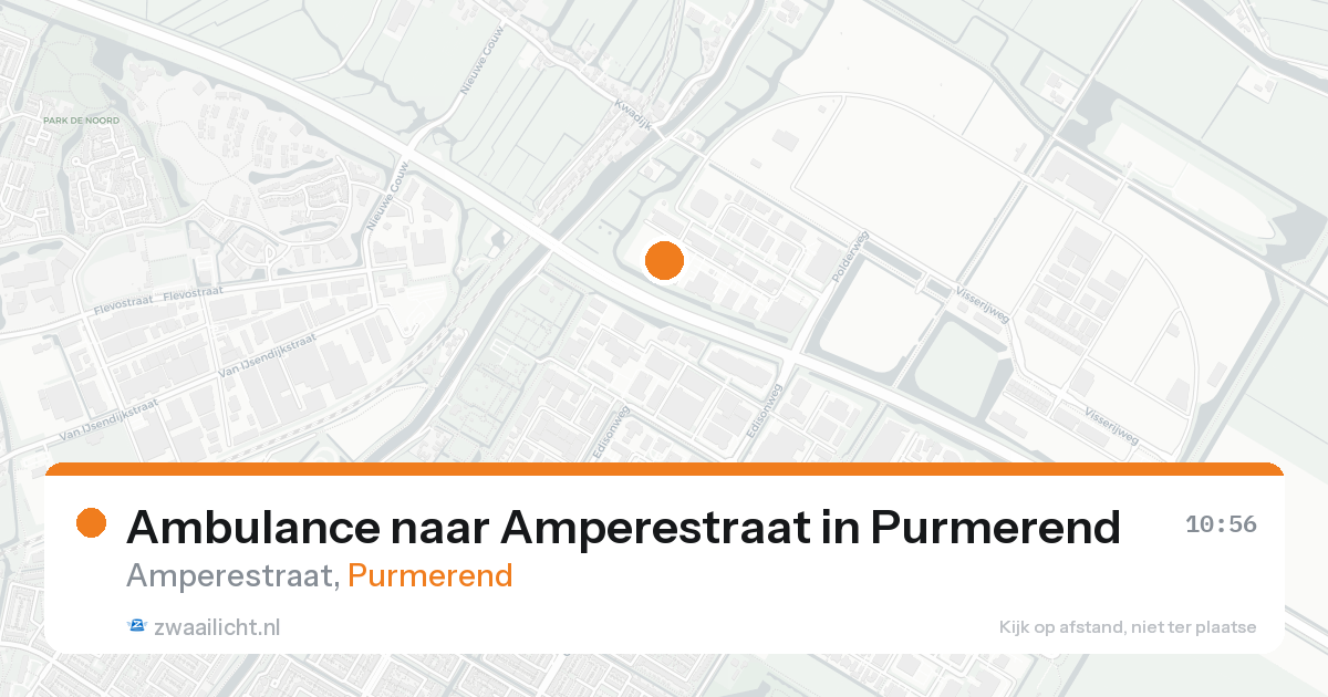 Ambulance naar Amperestraat in Purmerend — 4 jun 2026