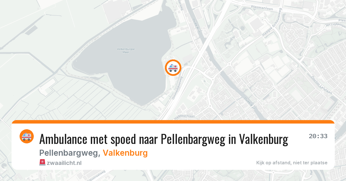 Ambulance met spoed naar Pellenbargweg in Valkenburg — 28 jul 2026