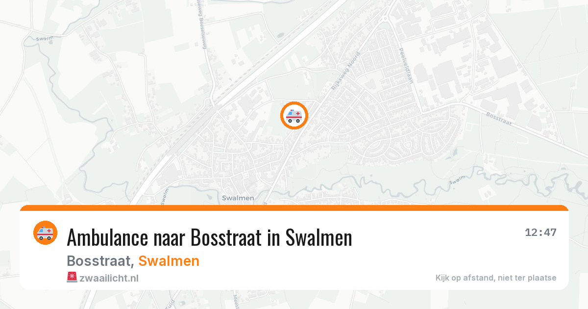 Ambulance naar Bosstraat in Swalmen — 18 jun 2026