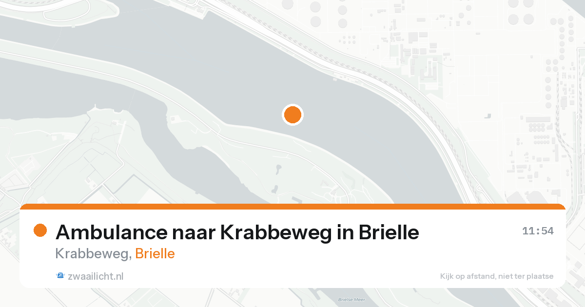Ambulance naar Krabbeweg in Brielle — 15 jul 2026