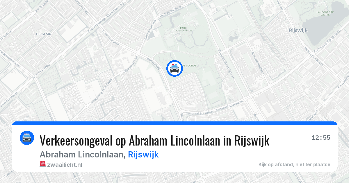 Verkeersongeval op Abraham Lincolnlaan in Rijswijk — 18 jun 2026