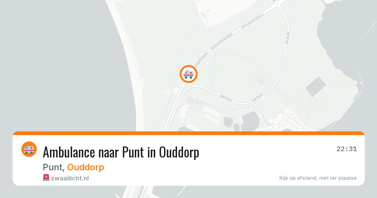 Ambulance naar Punt in Ouddorp — 30 jun 2026