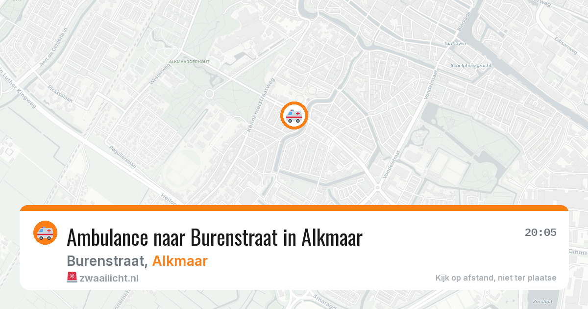 Ambulance naar Burenstraat in Alkmaar — 12 mei 2026
