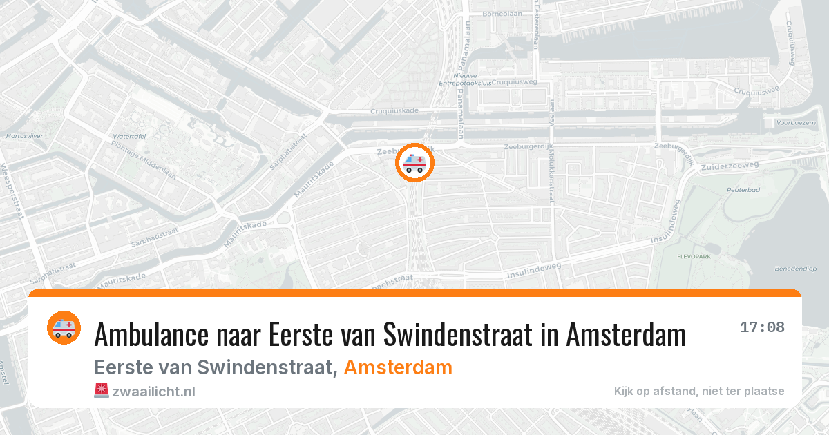Ambulance naar Eerste van Swindenstraat in Amsterdam — 4 jun 2026