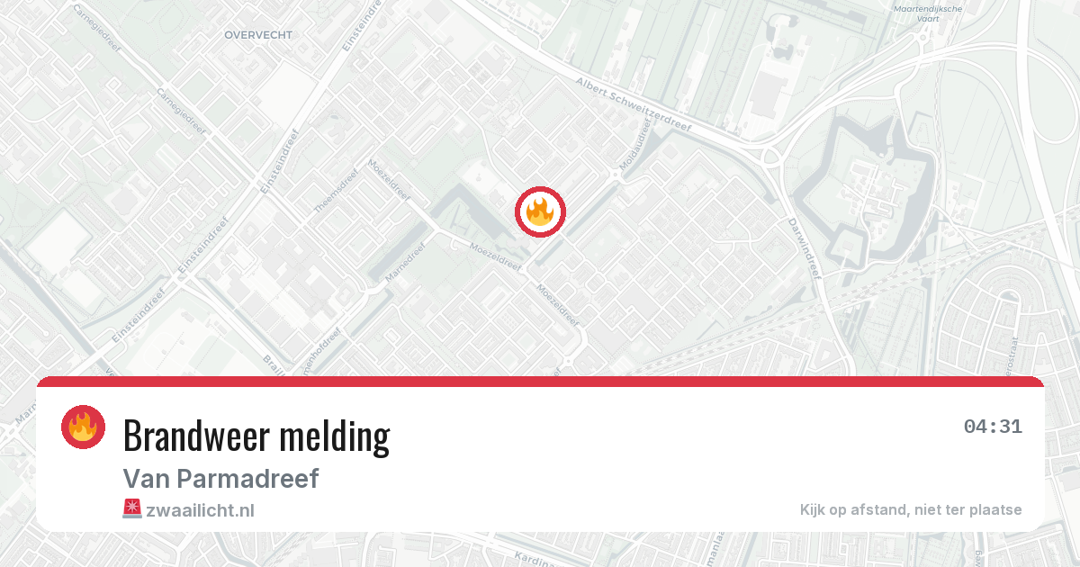 Brandweer melding — 6 jul 2026