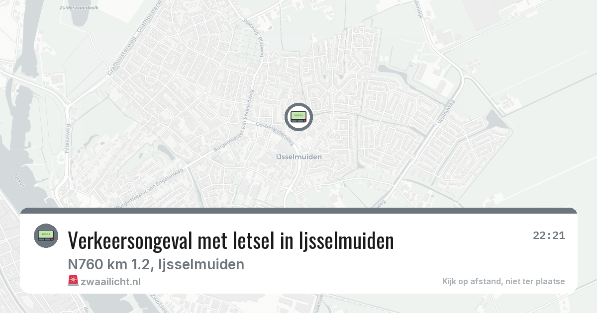 Verkeersongeval met letsel in Ijsselmuiden — 11 jun 2026