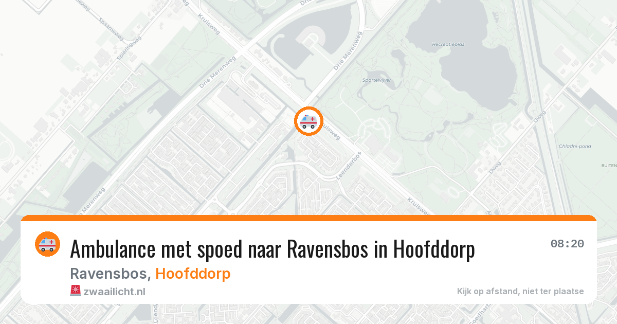 Ambulance met spoed naar Ravensbos in Hoofddorp — 30 apr 2026