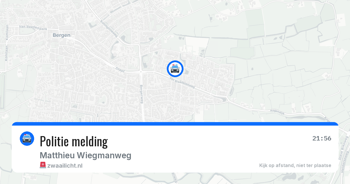 Politie melding — 24 mei 2026