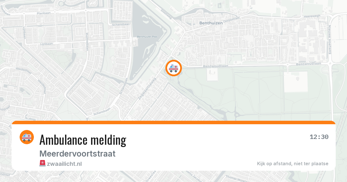 Ambulance melding — 19 feb 2026