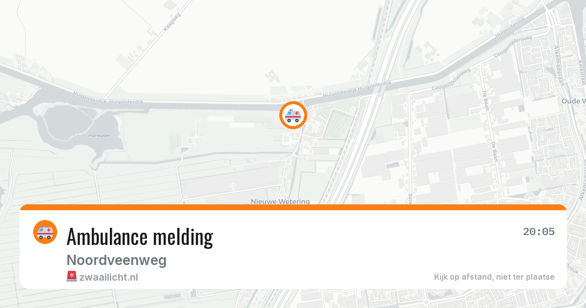 Ambulance melding — 25 jun 2026