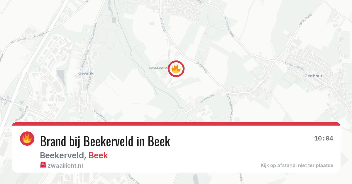 Brand bij Beekerveld in Beek — 3 jul 2026
