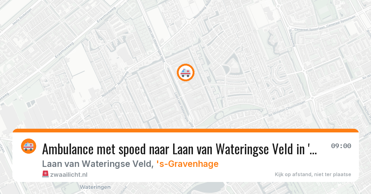 Ambulance met spoed naar Laan van Wateringse Veld in 's-Gravenhage — 2 apr 2026