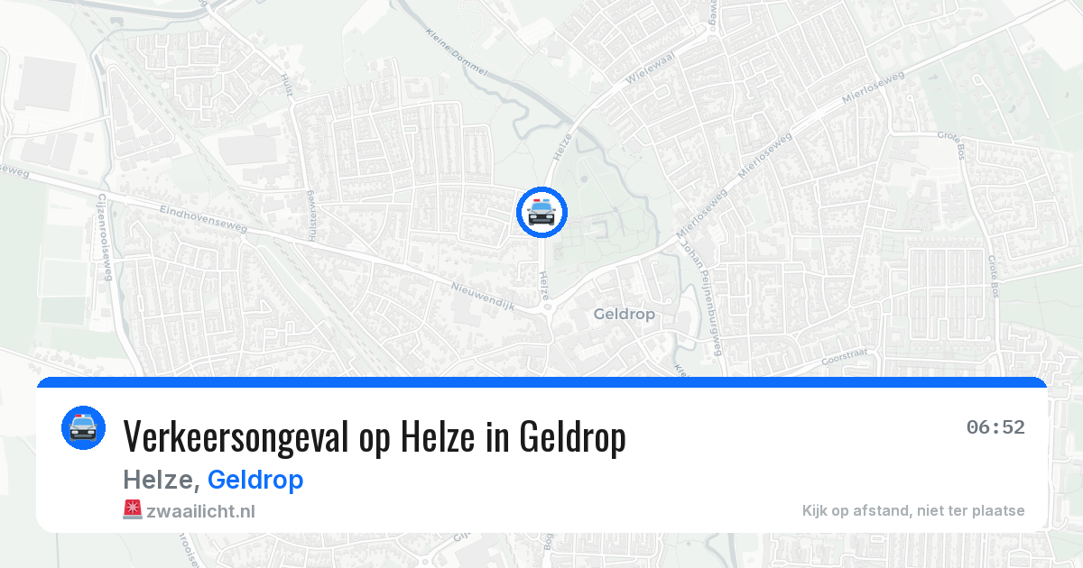 Verkeersongeval op Helze in Geldrop — 12 jun 2026