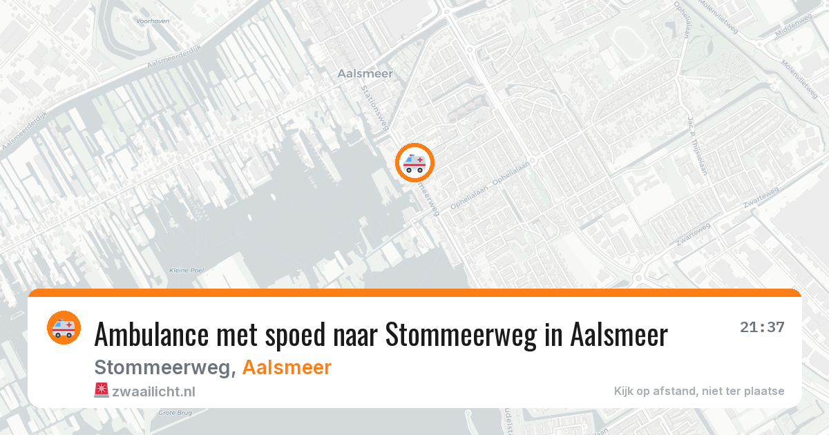 Ambulance met spoed naar Stommeerweg in Aalsmeer — 4 apr 2026