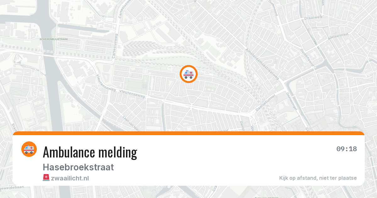 Ambulance melding — 6 mei 2026