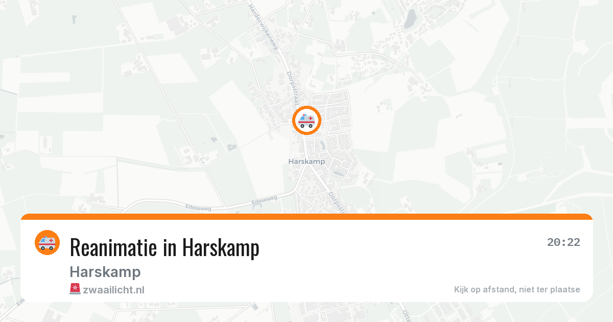 Reanimatie in Harskamp — 12 feb 2026